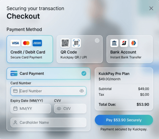 Kuickpay detail
