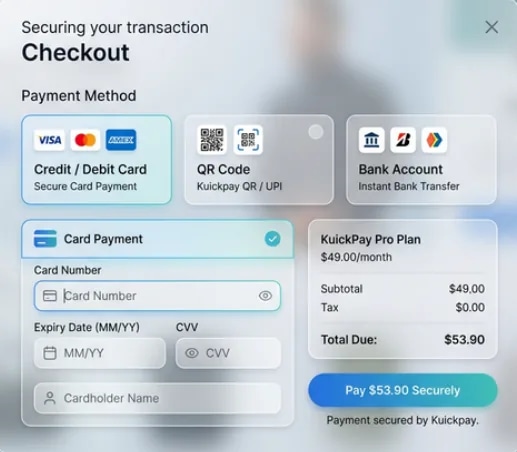 Kuickpay detail