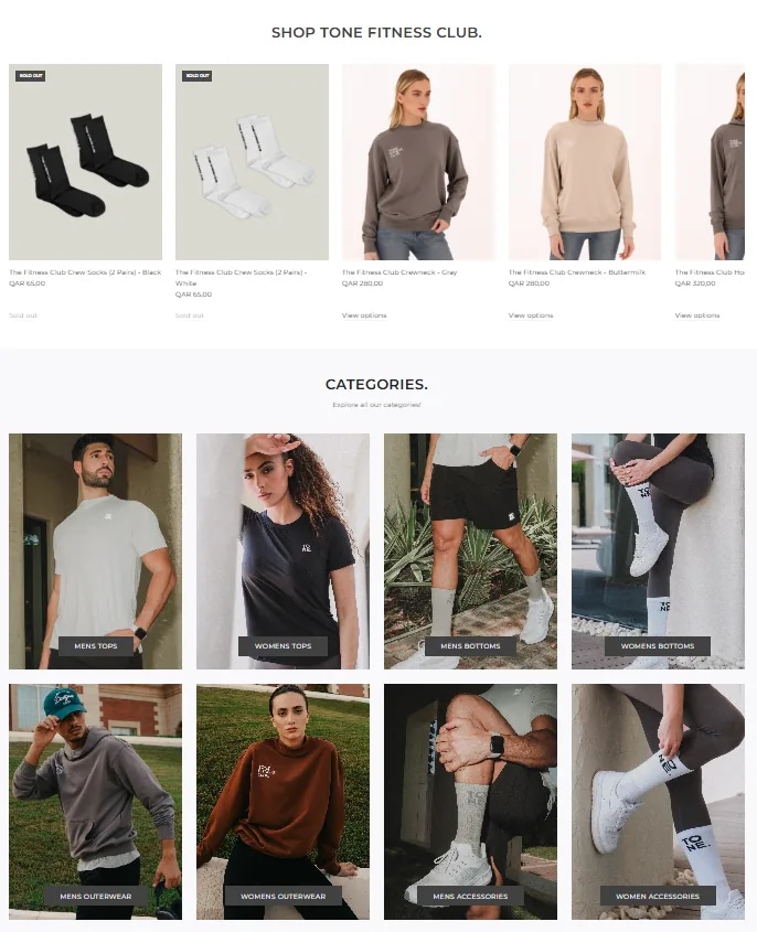 Tone Lifestyle — mobile